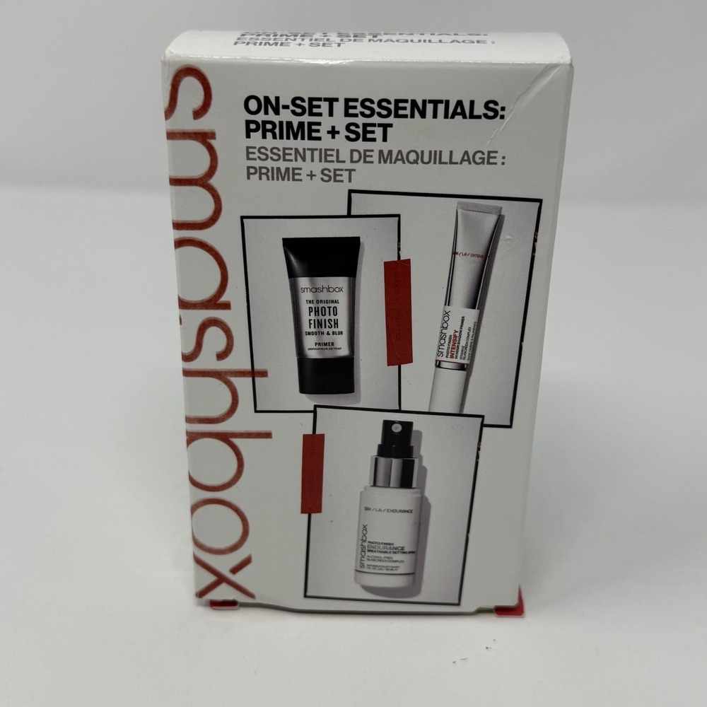 Smashbox On Set Essentials Prime+Set 3PC Set Primer + Setting Spray